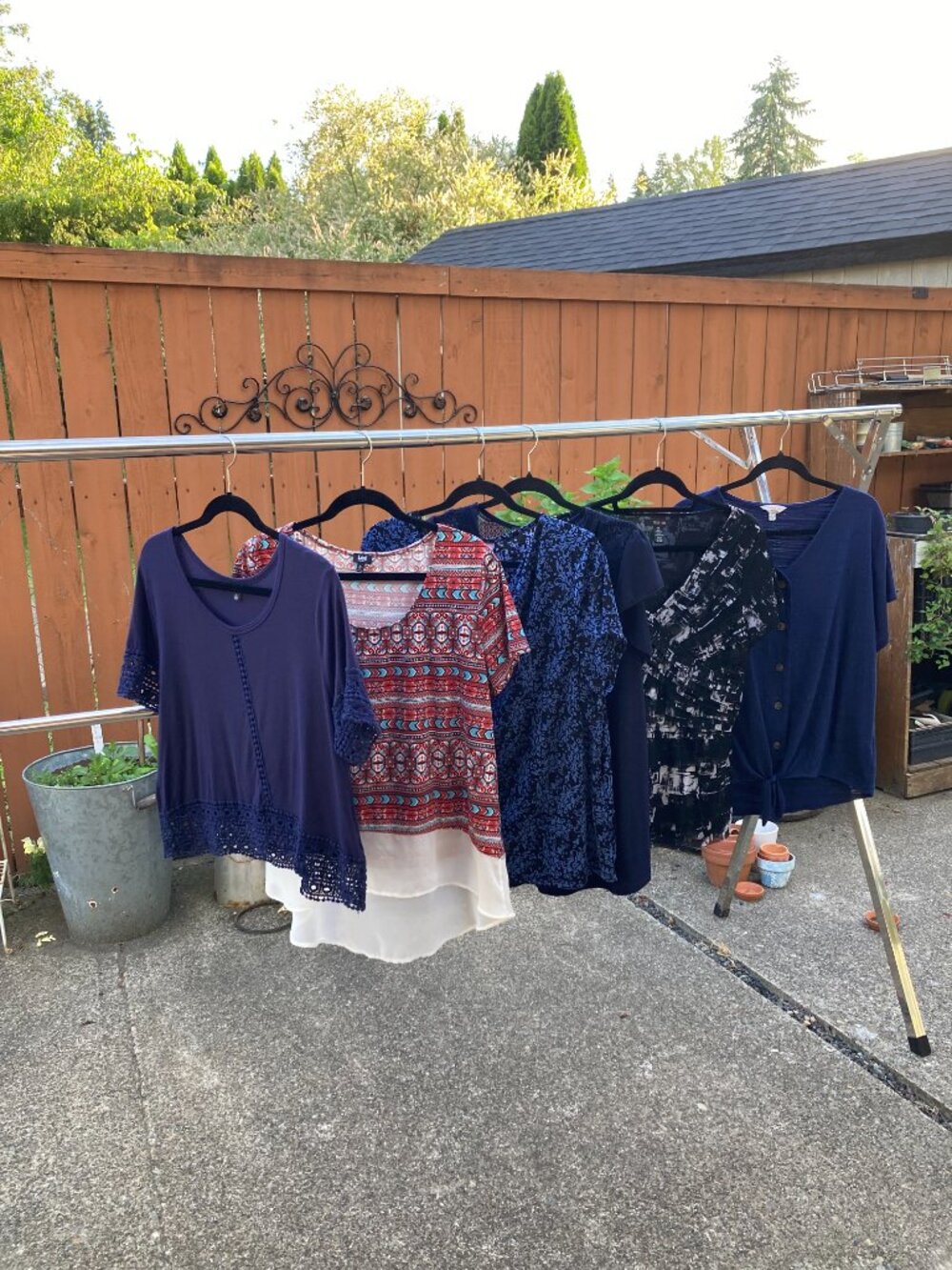 LOT of 7 Women's Tops Bundle XL